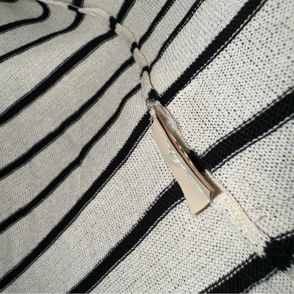 Massimo Dutti Ruched Sleeve striped sweater - Picture 6 of 6